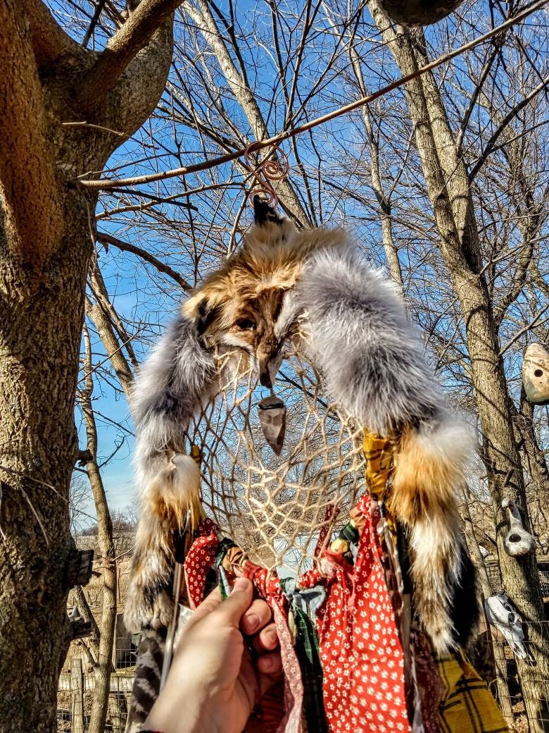 Whimsical Fox Dream Catcher