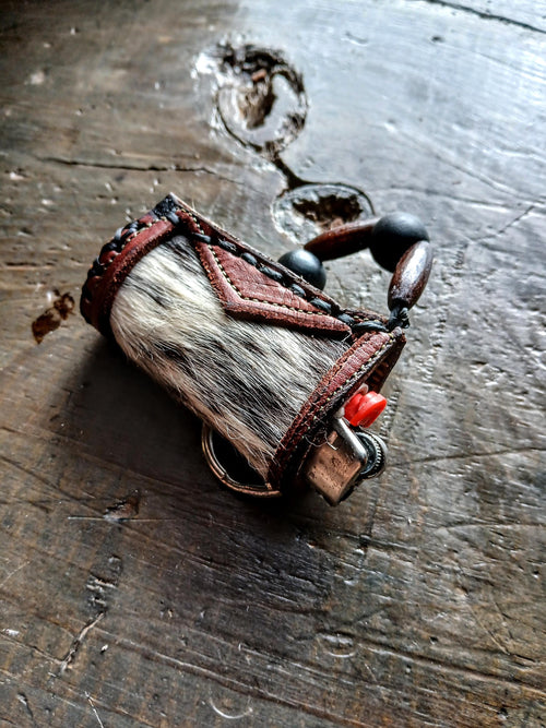 Cow Hair Leather Lighter skin.