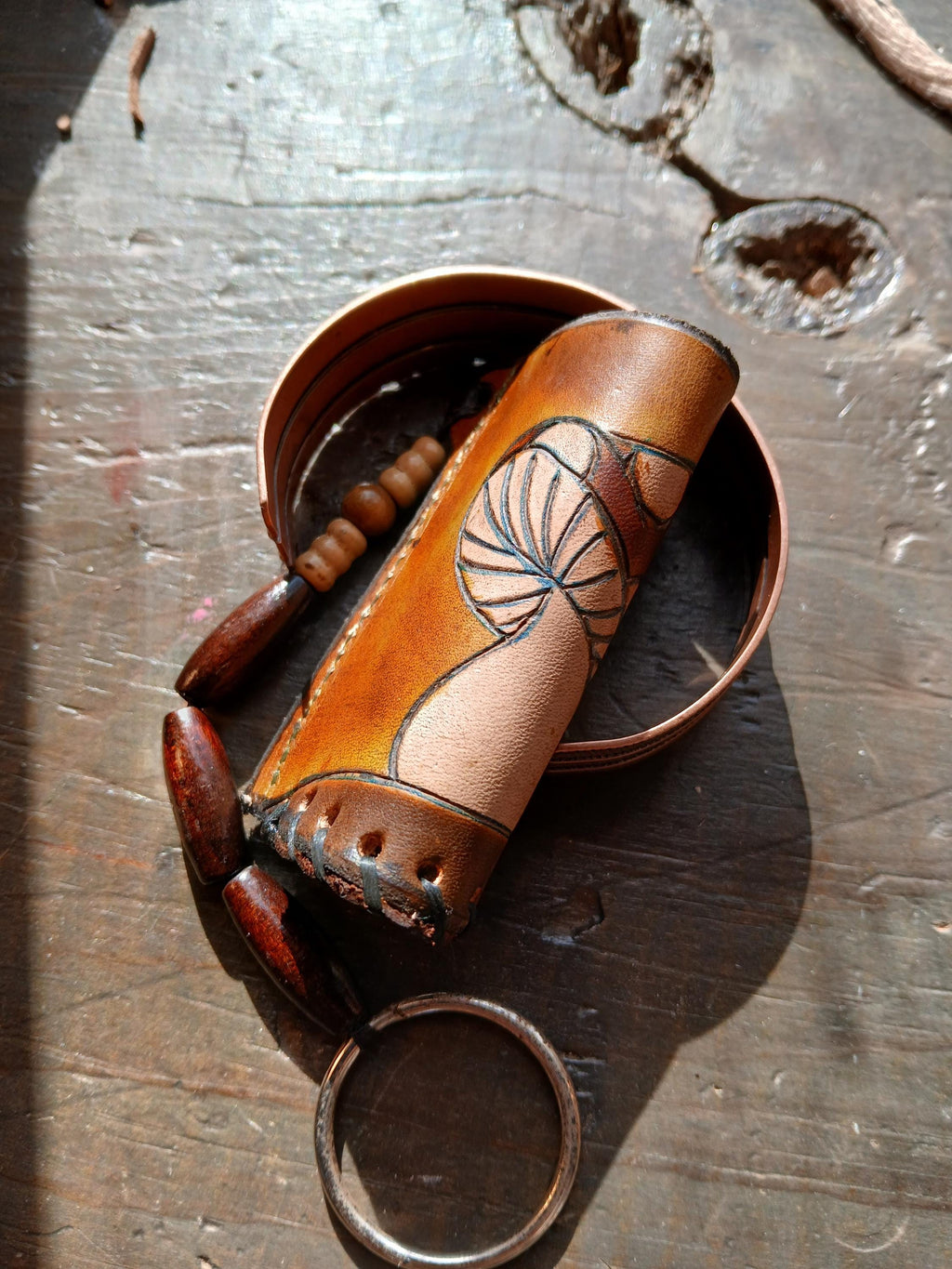 Tooled Leather Lighter skin.