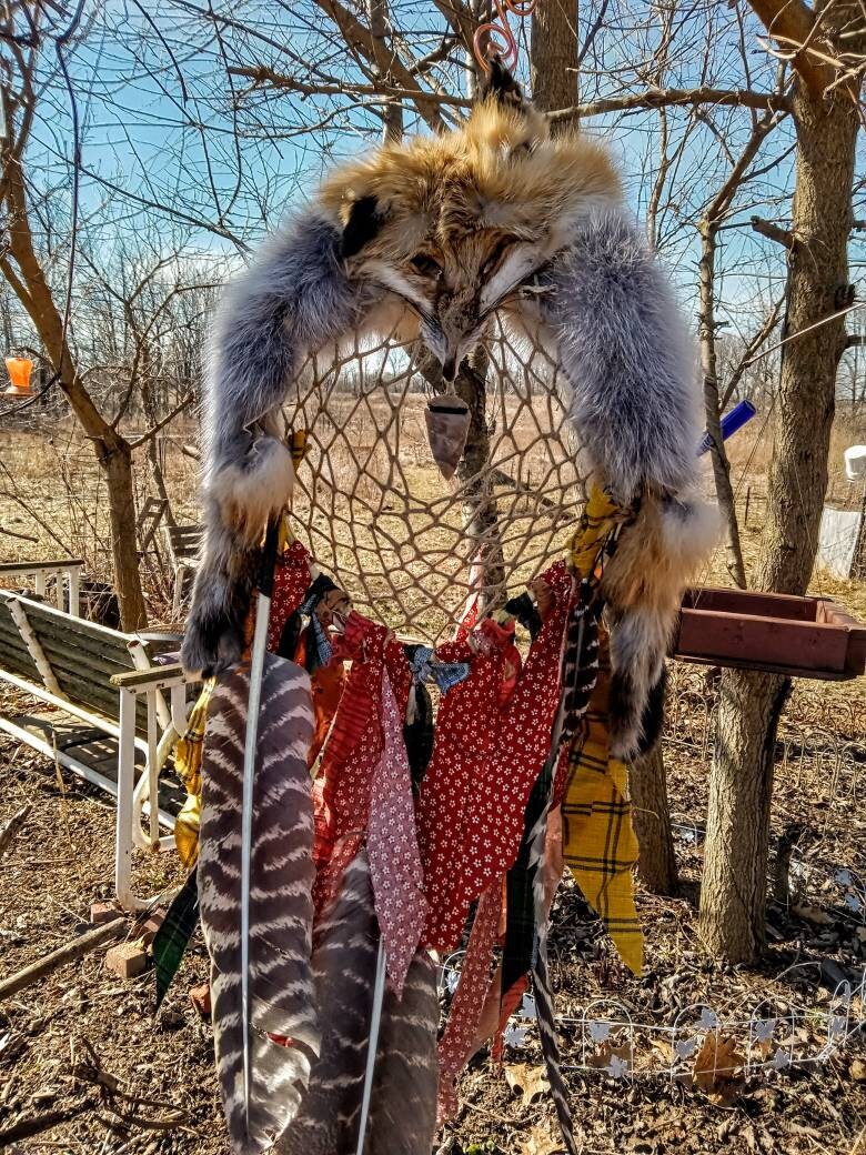 Whimsical Fox Dream Catcher