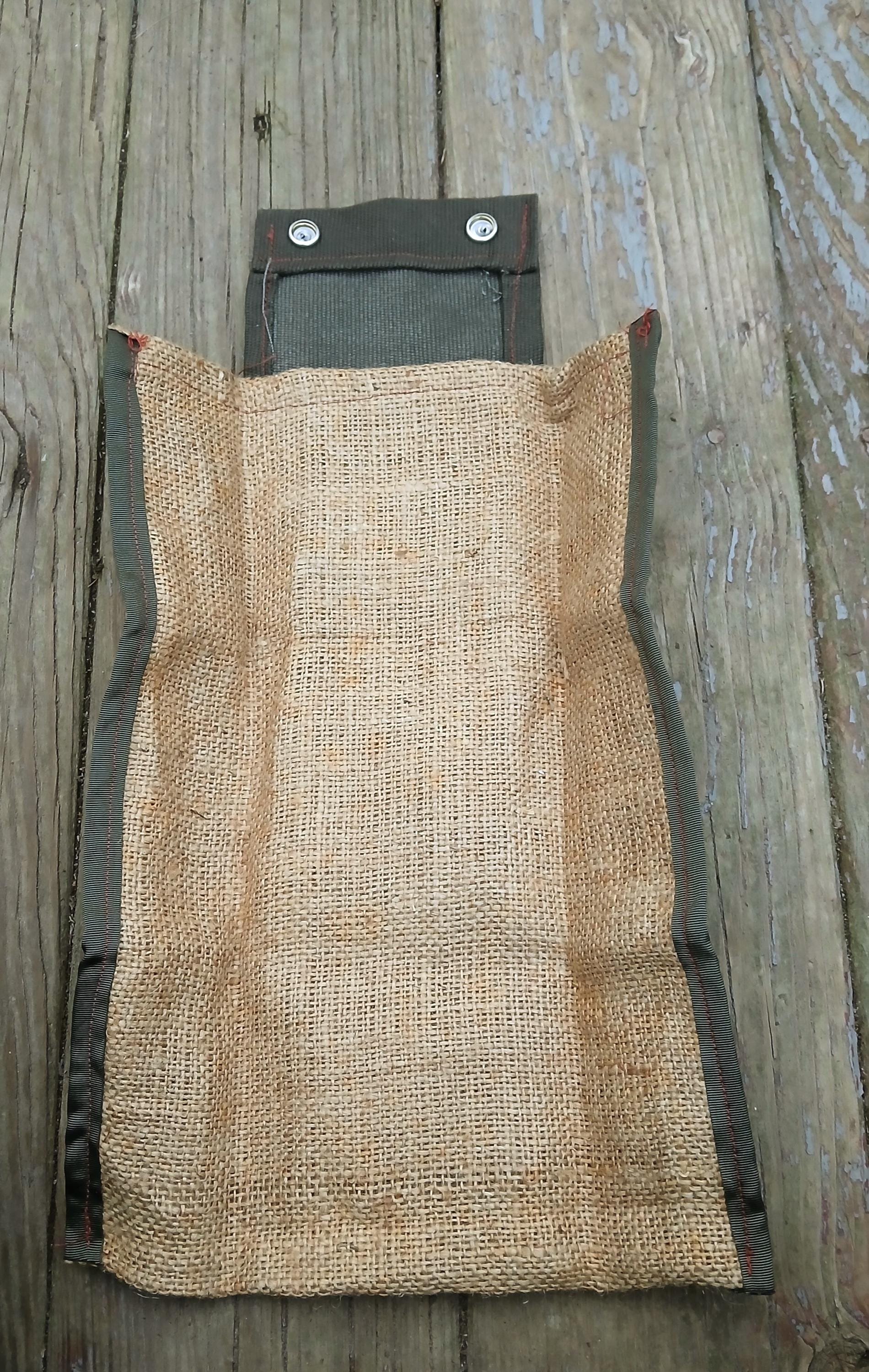 Handmade Foraging Pouch: Mushroom, Bug Patches, Burlap Sack – Mushroom Hunting Bag