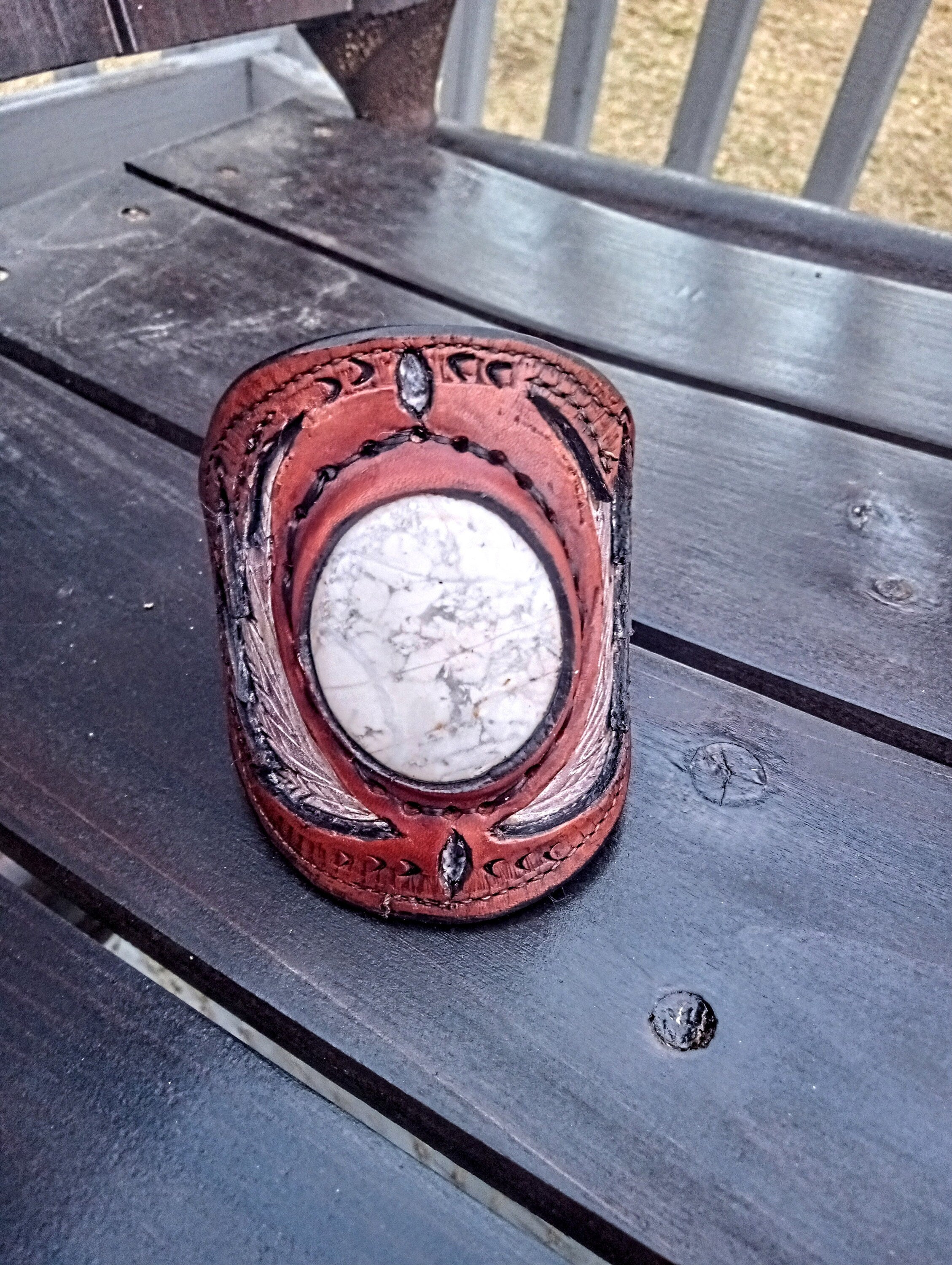Stone Cuff Bracelet