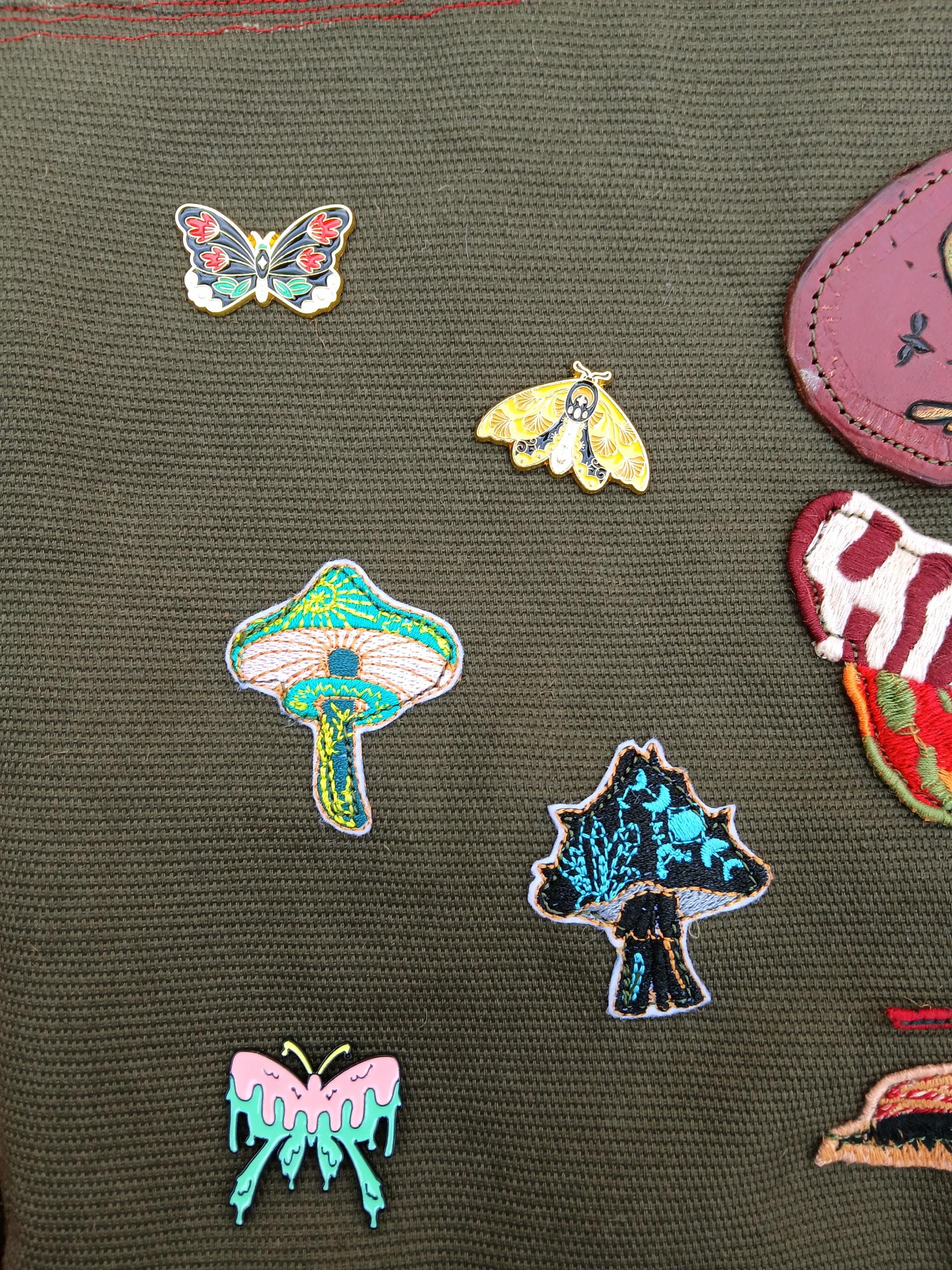 Whimsical Patches Zip Pouch